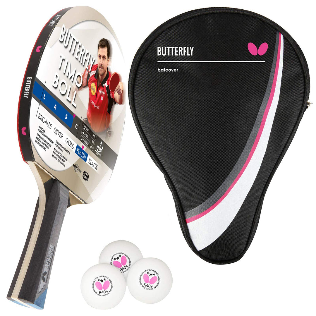 Butterfly® Timo Boll Platin Tischtennisschläger | Tischtennis Racket Bat TT Profi Wettkampfschläger