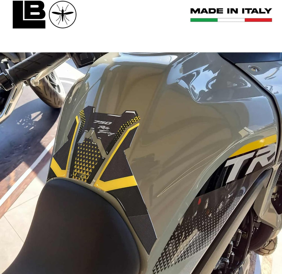 LABELBIKE 3D Aufkleber Motorrad Tankpad kompatibel mit Honda | Transalp 2025, Harzschutz, Kratzfest,
