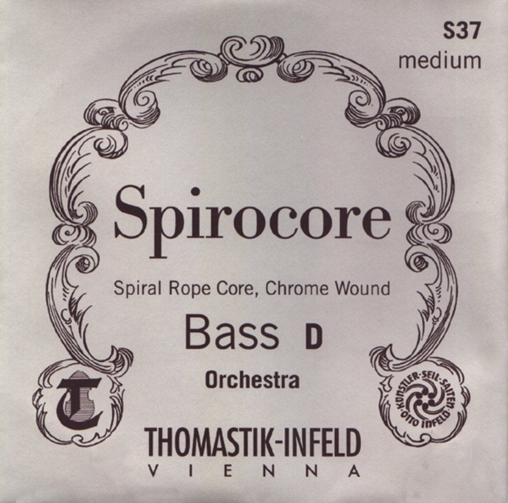 Thomastik 644286 Saiten für Kontrabass Spirocore Spiralkern Solostimmung, Satz 3/4 mittel für Mensur