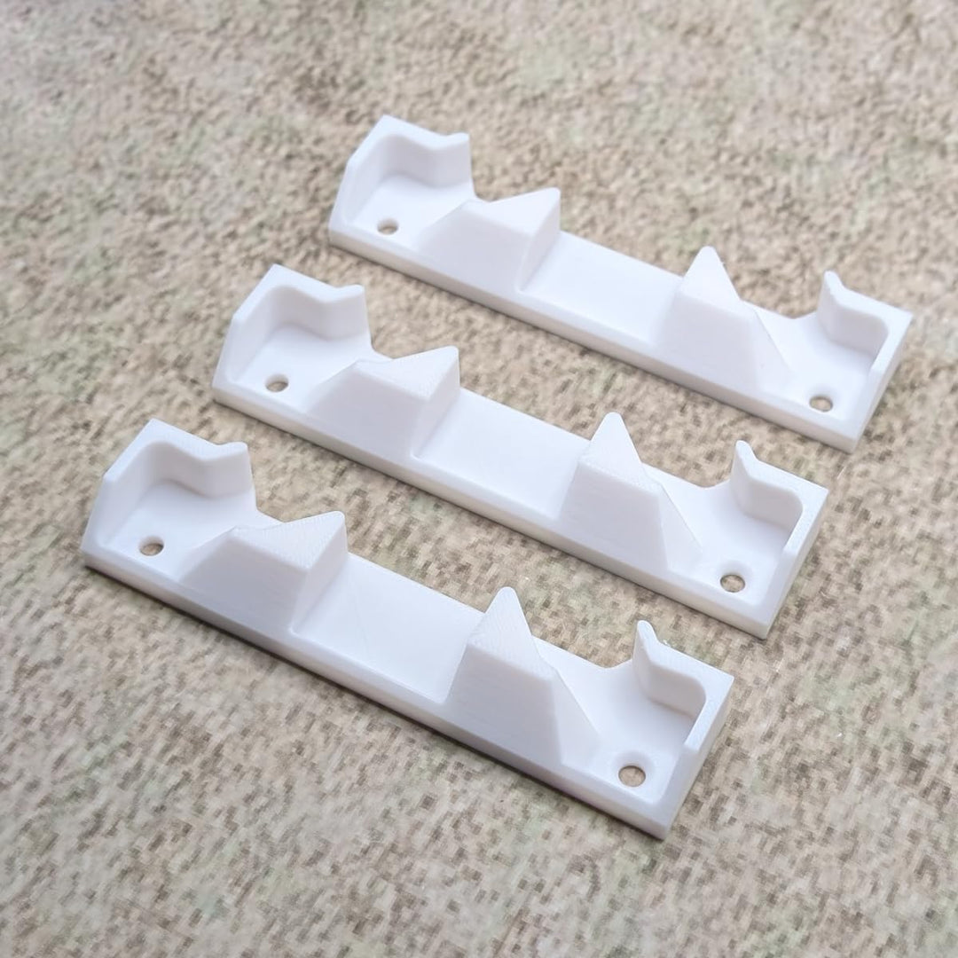 Ersatz Schliessblech 3-er Set Weiss Verschluss Dachfenster verstärkt kompatibel mit Velux 025116 T-G