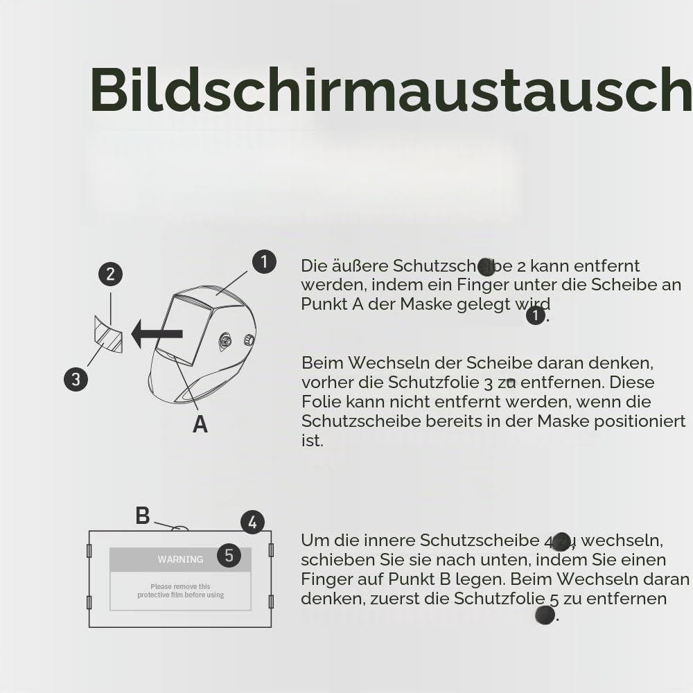 GYS 065048 automatisches Schweisshelm LCD TECHNO 9/13 TRUE COLOR