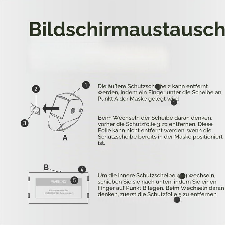 GYS 065048 automatisches Schweisshelm LCD TECHNO 9/13 TRUE COLOR