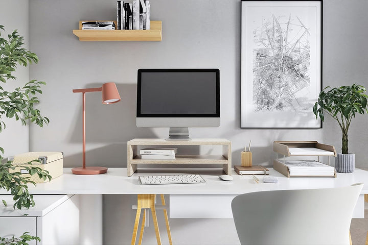 Monitorständer, 2-stufiger Monitorständer, Ständer für Computermonitore, Laptopständer, Computerstän