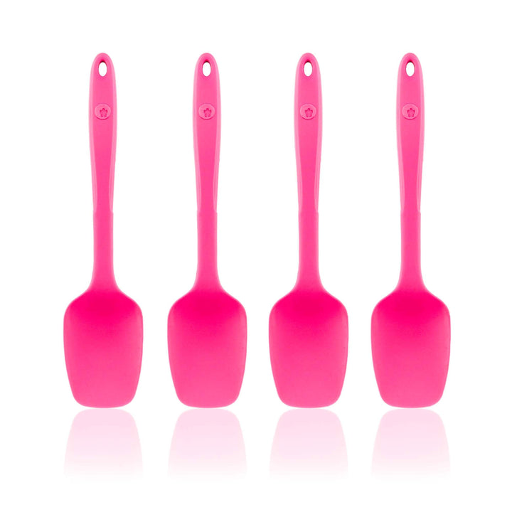 Kochblume Flexlöffel S 4er Set | Premium-Silikon & BPA frei| Hitzebeständig | Spülmaschinenfest | Fa