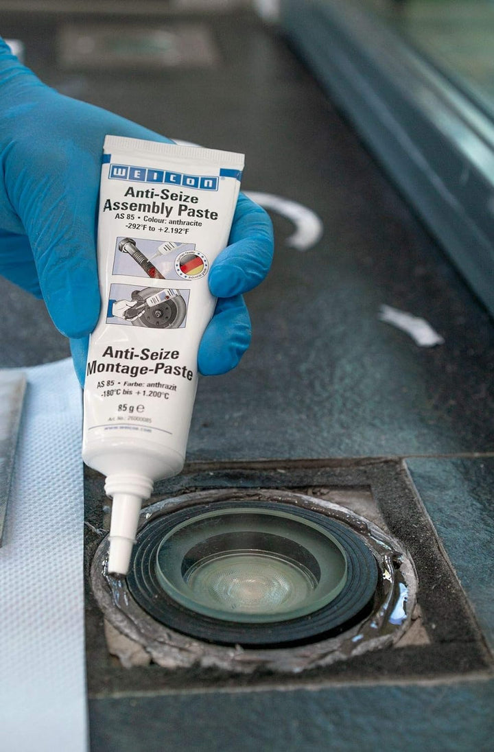 WEICON Anti-Seize Montagepaste 450 g hitzebeständiger Schutz gegen Korrosion, Festfressen und Versch