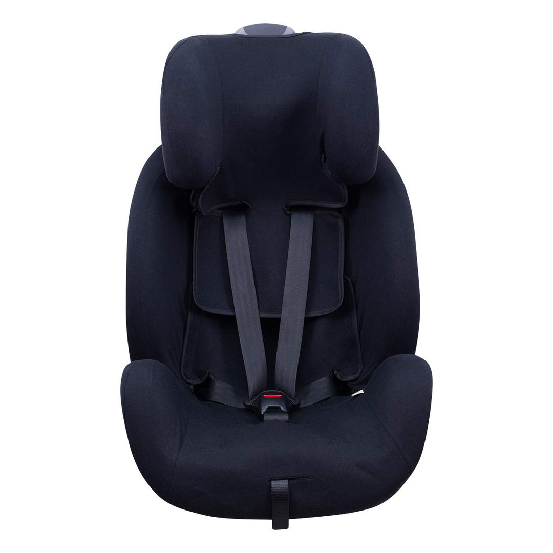 JYOKO Kids Bezug für Autositz Kompatibel mit Joie Stages, Every Stages, aus Baumwolle (Black Series)