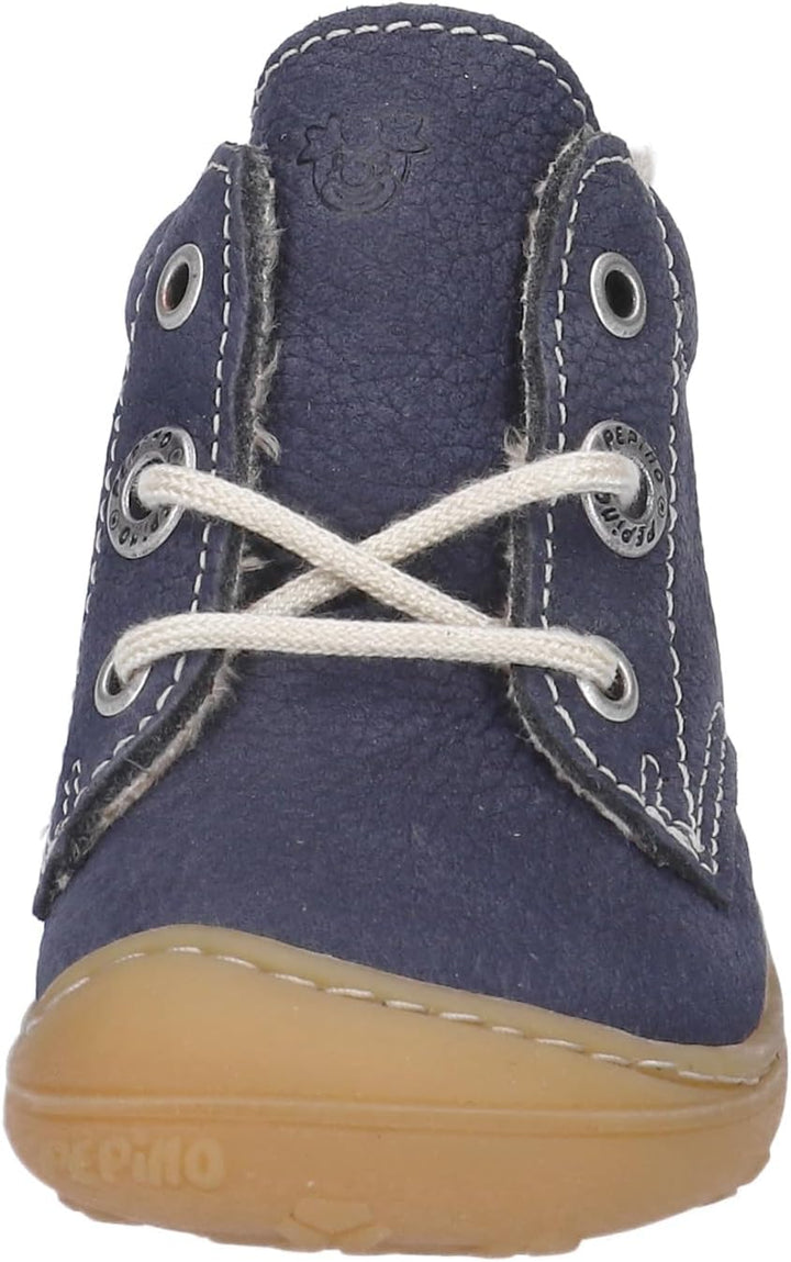 RICOSTA Mädchen und Jungen Lauflernschuhe CORANY, WMS:Weit,terracare 18 EU Weit Blau 170, 18 EU Weit