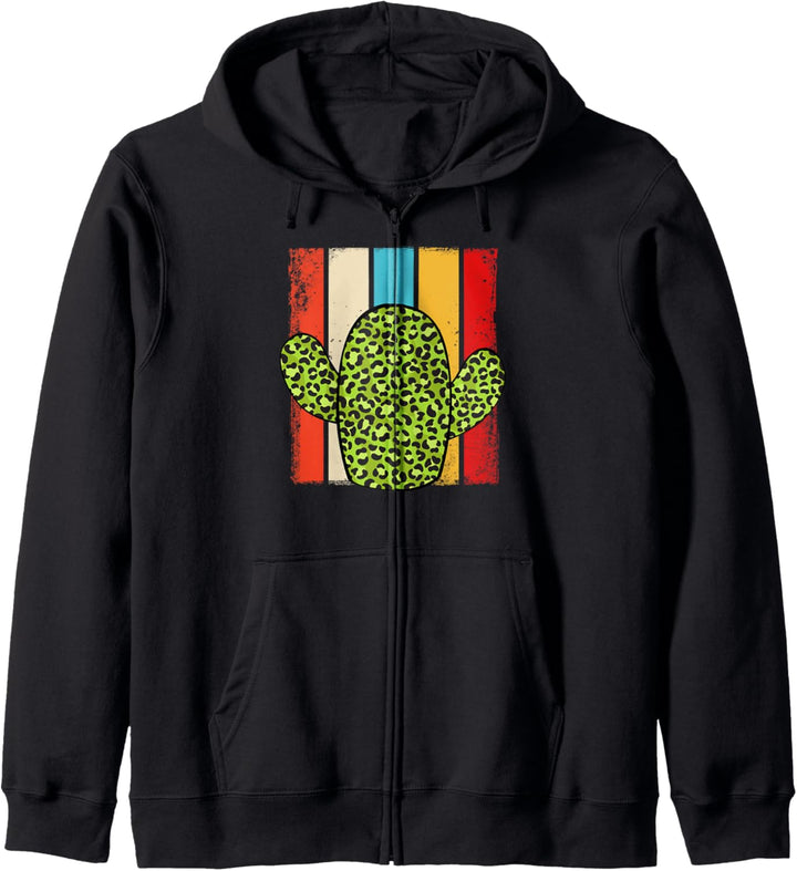 Cowboy Funny Leopard Serape Cactus Cowgirl Turquoise Rodeo Kapuzenjacke