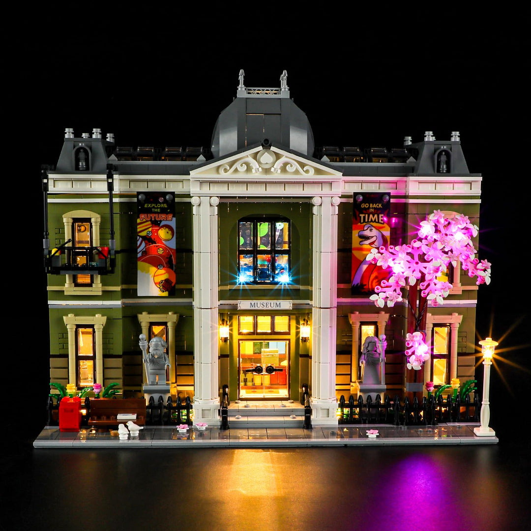BRIKSMAX 10326 LED Licht für Naturhistorisches Museum - Kompatibel Mit Icons Bausteinen Modell - Ohn