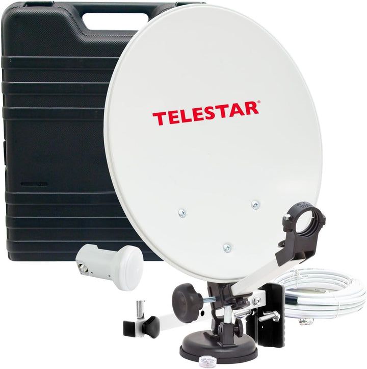 Telestar Camping Sat-Anlage im Koffer inkl. LNB, Kompass, und 10m Kabel ohne Receiver ohne Receiver