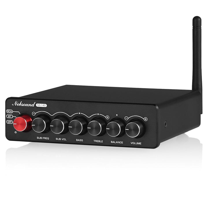 Nobsound NS-14G 2.1 Verstärker, Audio Amplifier, Bluetooth 5.0 HiFi Stereo 200W 2.1-Kanal Subwoofer