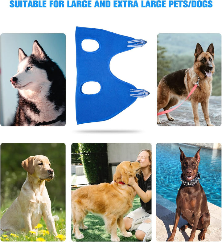 Kkiimatt 10-in-1 Haustierpflege-Hängemattengeschirr mit Nagelknipser/Trimmer, Nagelfeile, Kamm, Hund