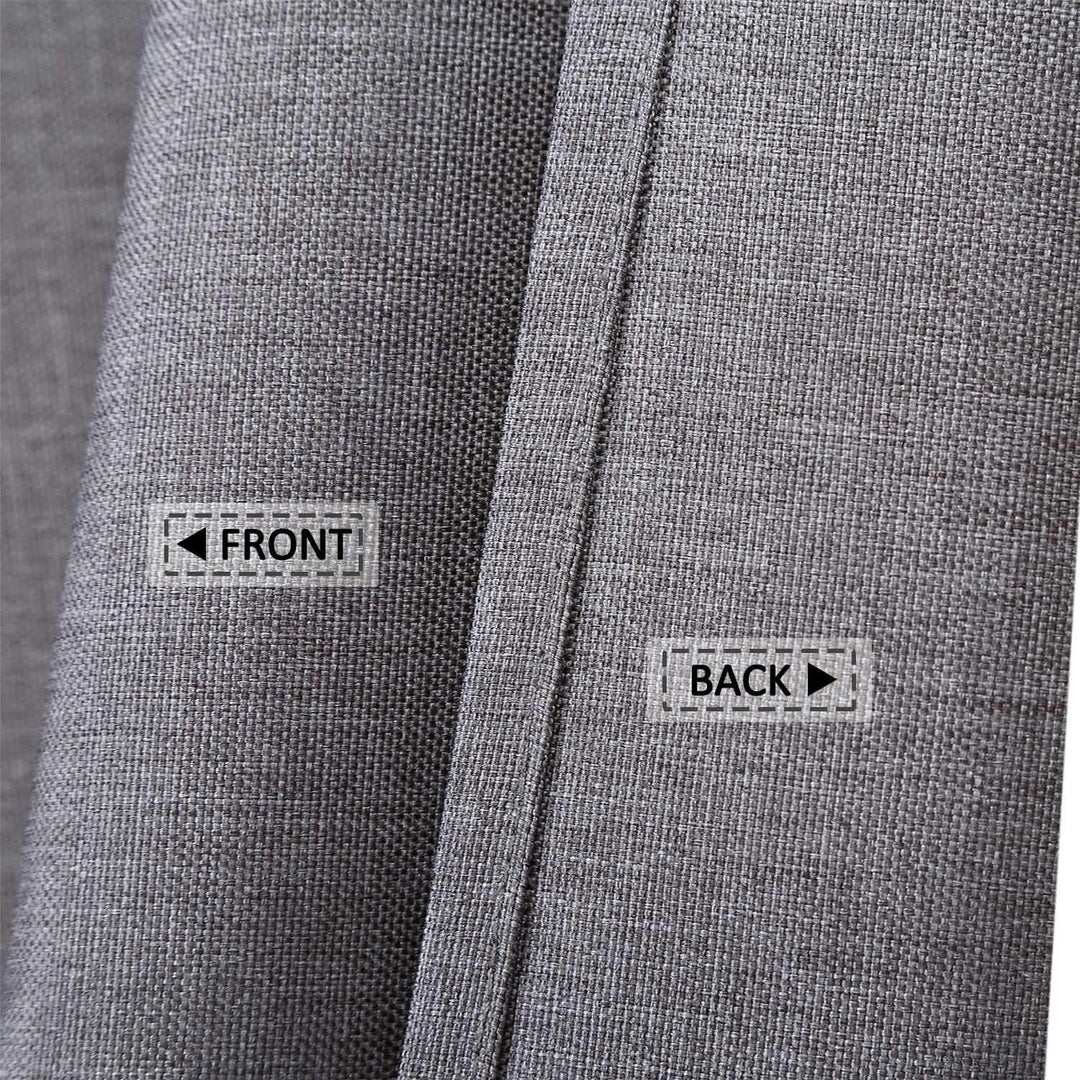 Flachs Leinen wie 240GSM Schwerer Stall Duschvorhang für Badezimmer mit Haken Hotel Luxus Stoff wasc