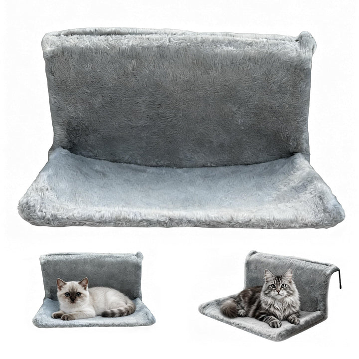 Katzenbett für Heizung Flauschig Katzenhängematte Katzenheizungsliege Katzen Hängematte Heizkörper F