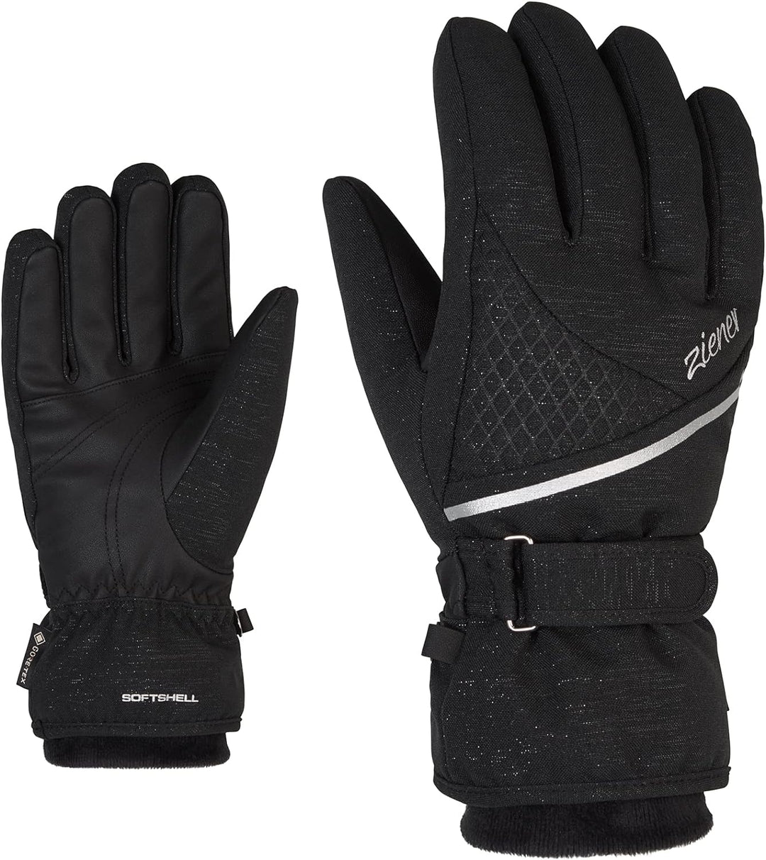 Ziener Damen Kiana Ski-Handschuhe/Wintersport | wasserdicht, atmungsaktiv, warm, Gore-Tex, , 7.5 bla