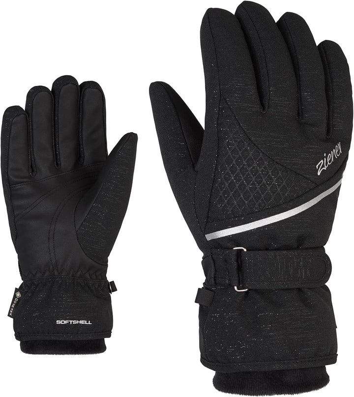 Ziener Damen Kiana Ski-Handschuhe/Wintersport | wasserdicht, atmungsaktiv, warm, Gore-Tex, , 7.5 bla