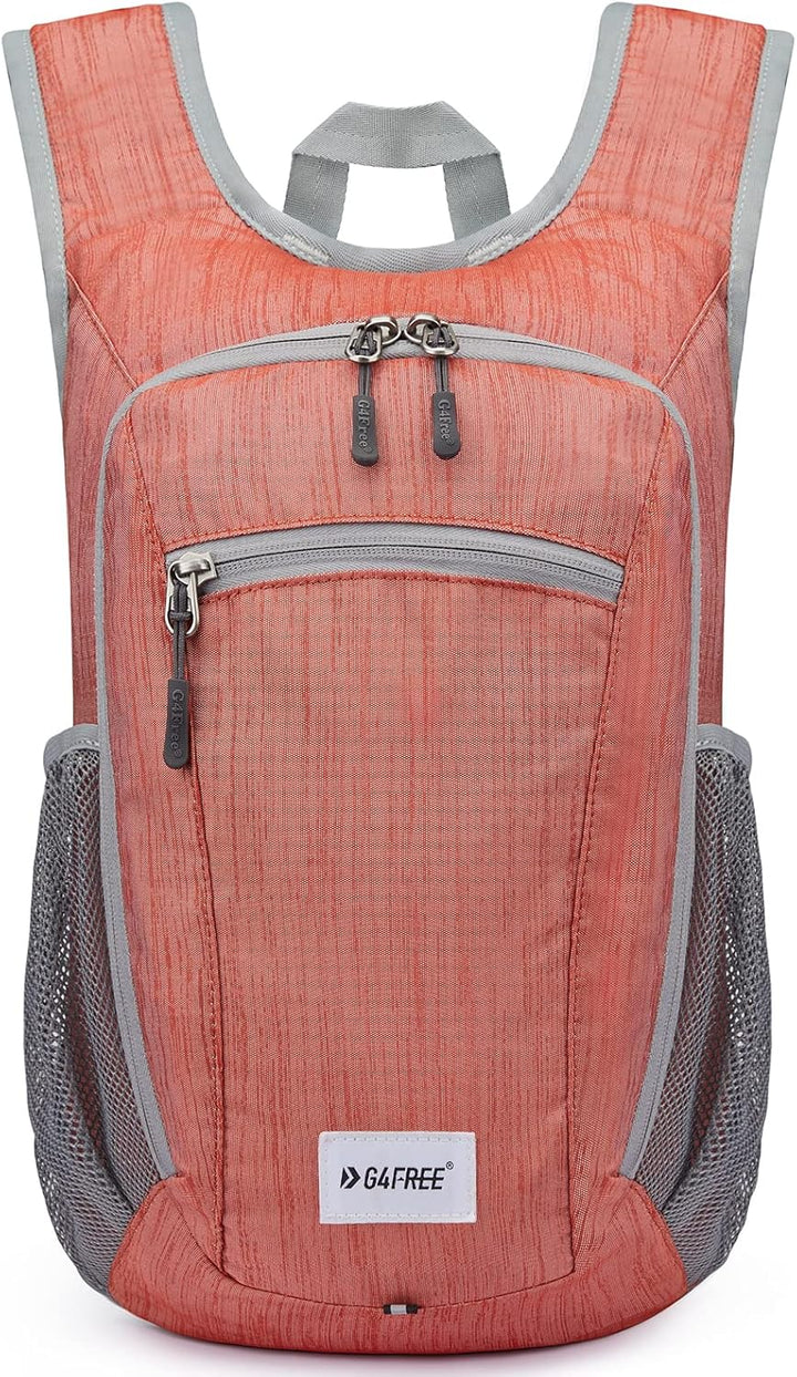 G4Free 10/15/20L Faltbarer Rucksack Klein, Wanderrucksack Leicht, Tagesrucksack Damen Herren für Wan