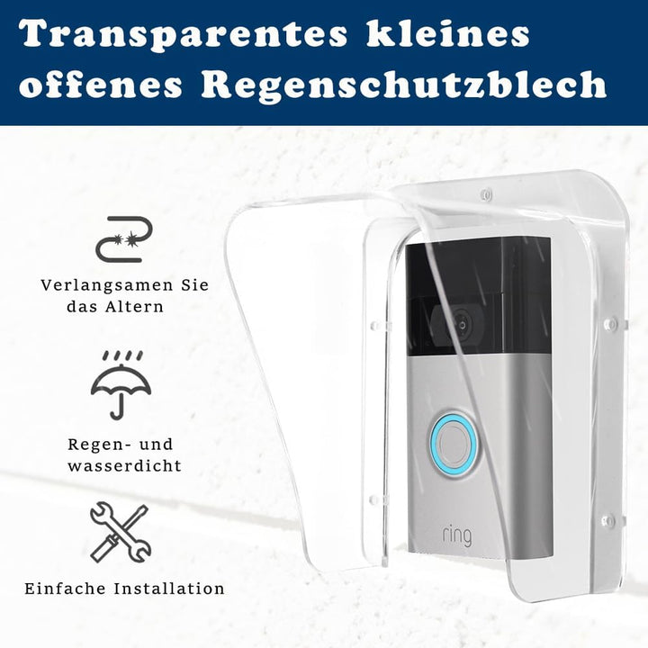 Türglocke Regen Abdeckung wetterfest kompatibel für Ring/Blink/Google Nest Video Türglocken, grosse