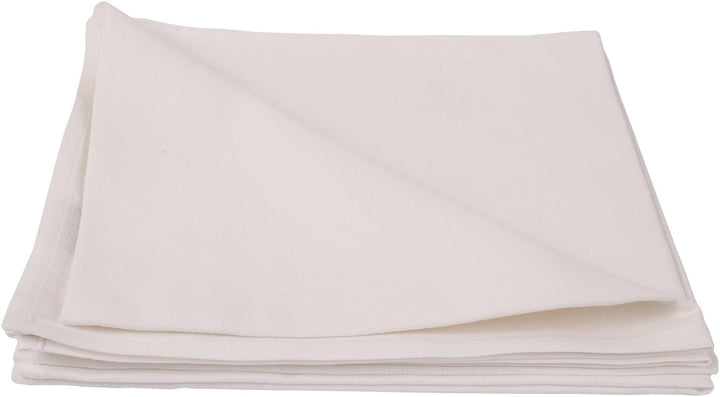 LinenMe 49 x 49 cm, Set 24 Servietten Weiss Leinen Baumwolle Lucia 0020324