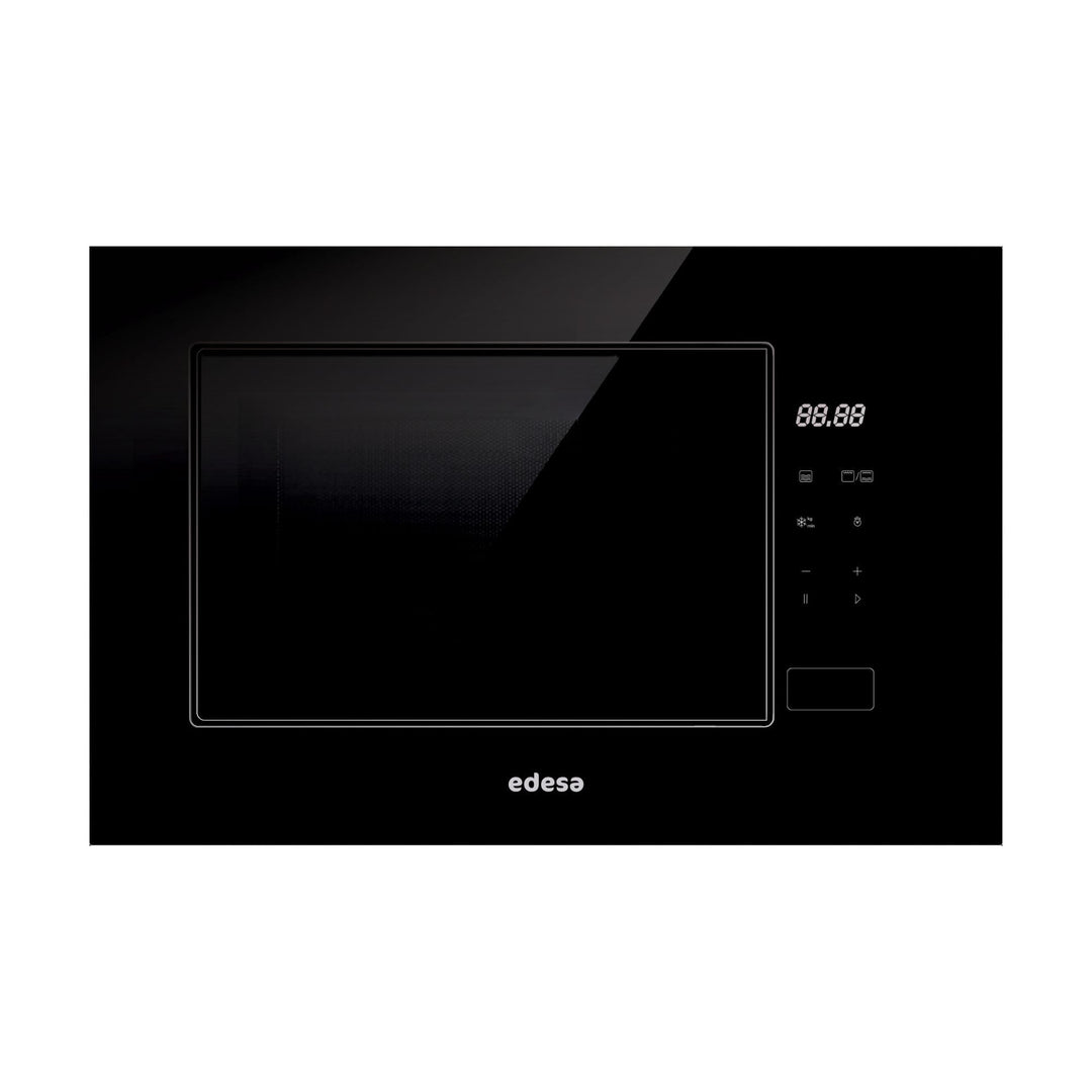 EDESA Einbau-Mikrowelle EMW-2021-IG BK, rahmenlos, grosse Kapazität, 20 Liter, Grillleistung 800 W,