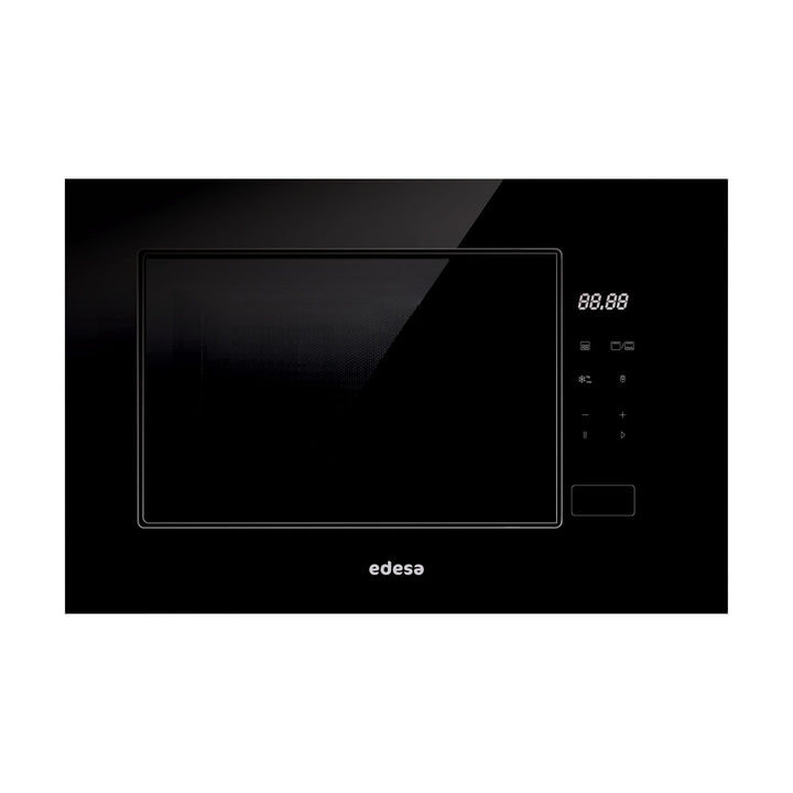 EDESA Einbau-Mikrowelle EMW-2021-IG BK, rahmenlos, grosse Kapazität, 20 Liter, Grillleistung 800 W,