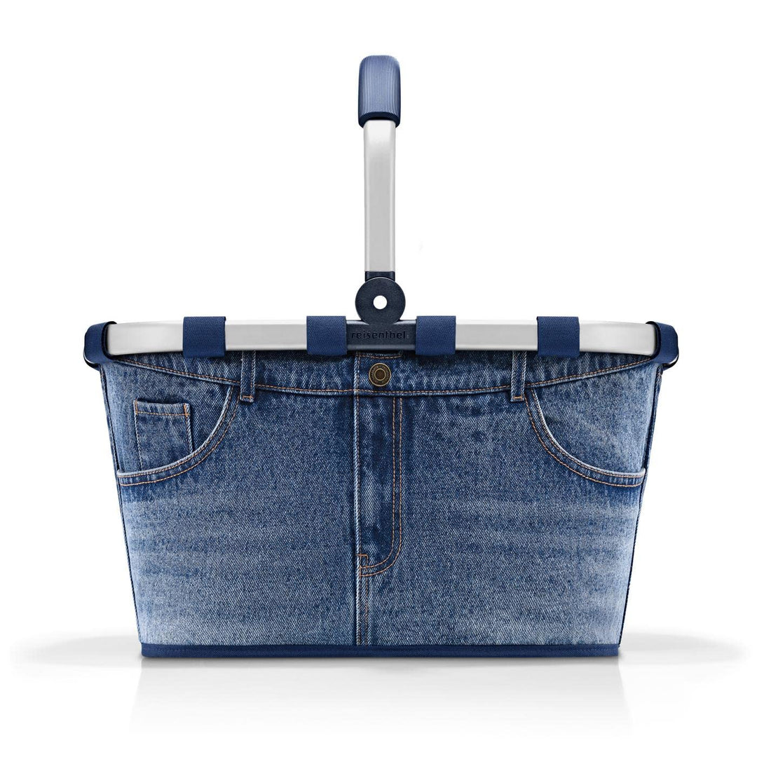 reisenthel carrybag Jeans 2 - Stabiler Einkaufskorb mit viel Stauraum und praktischer Innentasche –