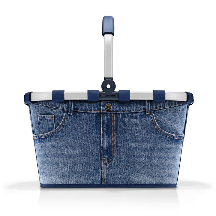 reisenthel carrybag Jeans 2 - Stabiler Einkaufskorb mit viel Stauraum und praktischer Innentasche –