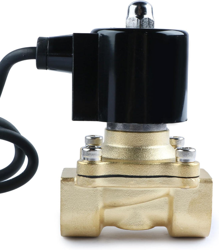 U.S. Solid 3/4" Messing Elektrisches Magnetventil Unterwasser IP67 230V AC stromlos geschlossen, Vit