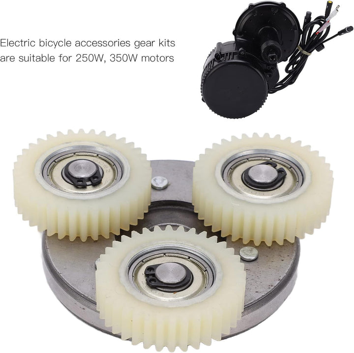 SPYMINNPOO Elektrofahrrad 36T Nylonzahnräder und 70mm Kupplungssatz für Bafang 250W 350W Mid Drive M