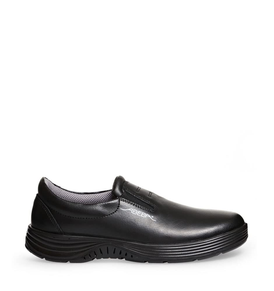 Abeba Halbschuh 711137 - X-Light Glattleder schwarz 45 EU, 45 EU