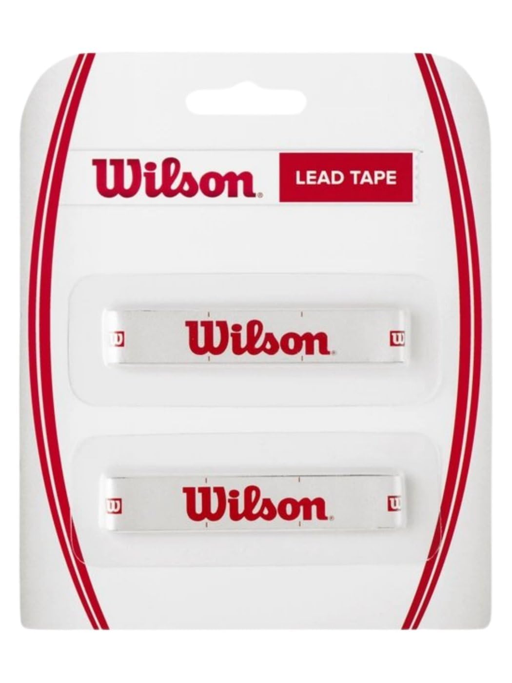 Wilson Bleiband Schlägerkopf Tungsten Tuning Tape, WRZ540200 White/Red Einheitsgrösse