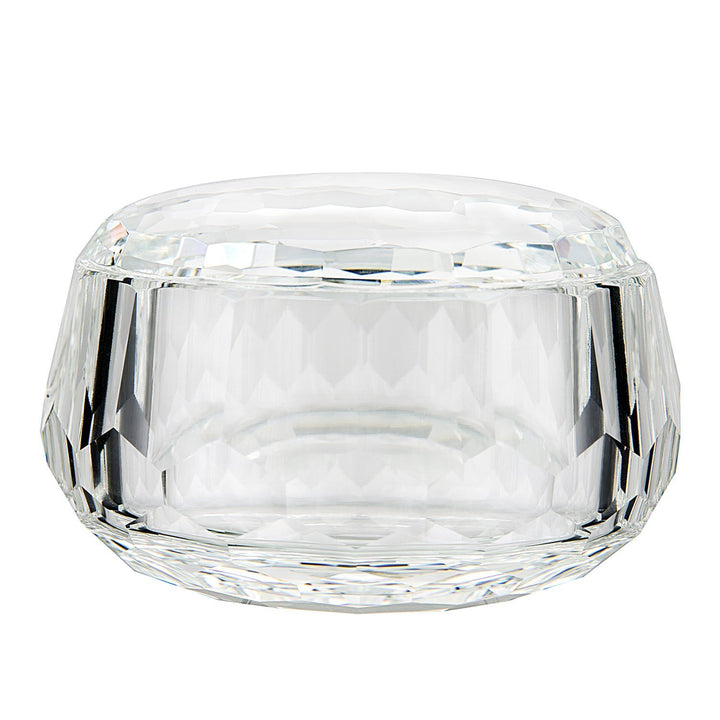 Donoucls Kristallglasschale, für Nüsse, Süssigkeiten oder Schmuck, Kristall, Bowl With Cover, 7.5x12