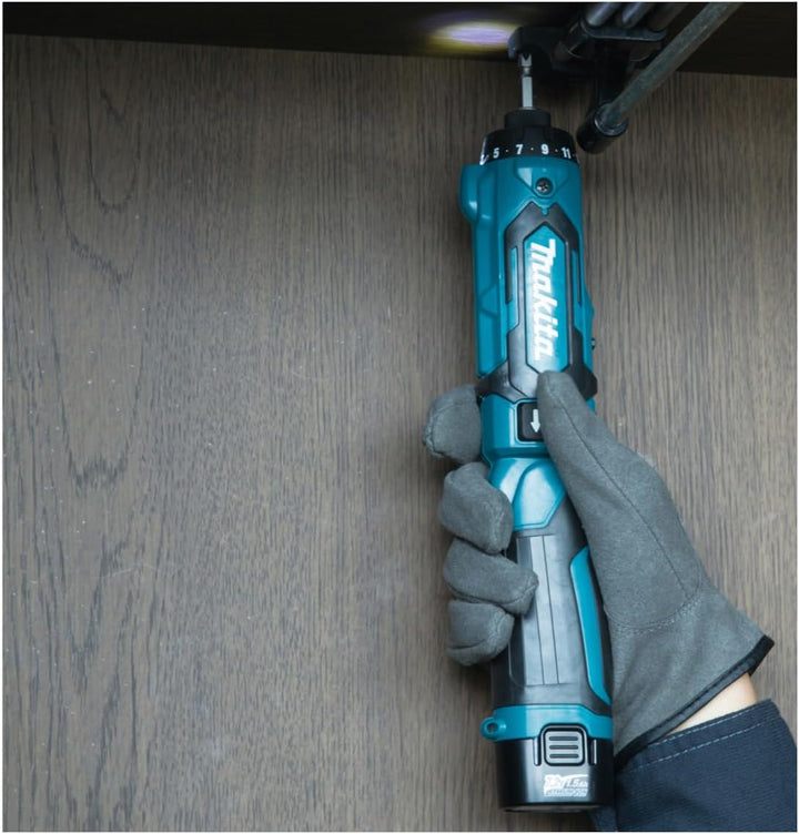Makita DF012DSE Akku-Knickschrauber (7,2 V, Akkus/Ladegerät im Transportkoffer, 30 W, 7,2 V) schwarz