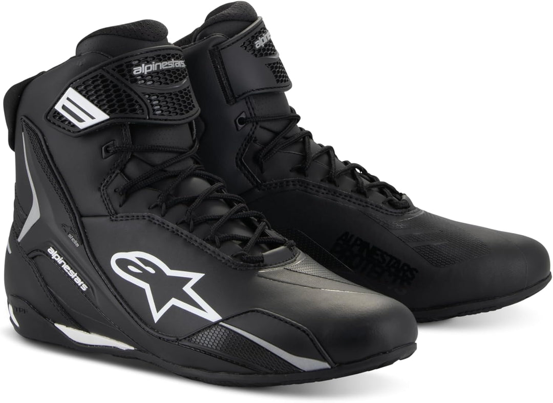 Alpinestars Stella Faster-4 Damen Motorradreitschuhe, Schwarz Diva Pink, Leichter Schutz, Atmungsakt