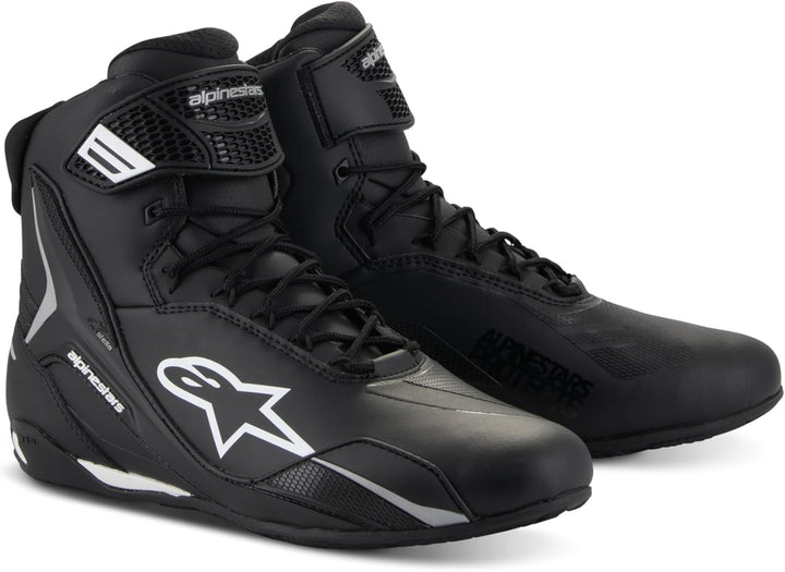 Alpinestars Stella Faster-4 Damen Motorradreitschuhe, Schwarz Diva Pink, Leichter Schutz, Atmungsakt