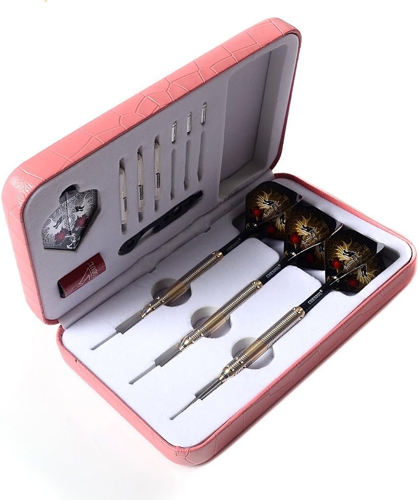 CUESOUL Dragon Deluxe Messing Steel Dartpfeile, 21 Gramm J2102 25 Gramm, J2102 25 Gramm