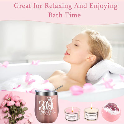 Geschenke für Frauen ab 30,30 Geburtstag Frauen,30. Geburtstag Geschenkset,10Pcs Geburtstag 30 Frau,