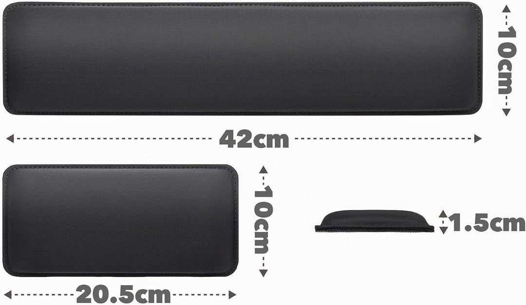 Sidorenko Handballenauflage Set für Tastatur und Maus - Hochwertige und Bequeme Handauflage - Schone