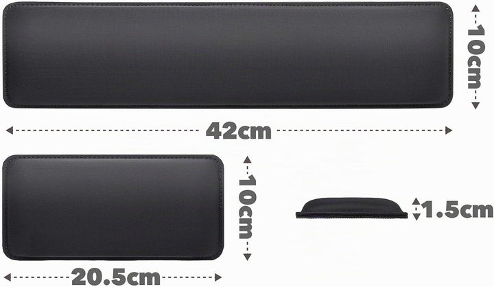 Sidorenko Handballenauflage Set für Tastatur und Maus - Hochwertige und Bequeme Handauflage - Schone