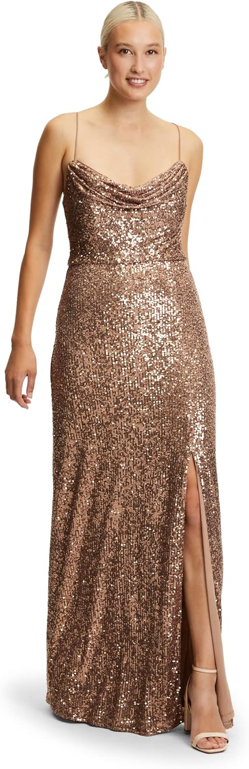 Vera Mont Vera Mont Damen 8641/4478 Kleid, Cream/Gold, 32