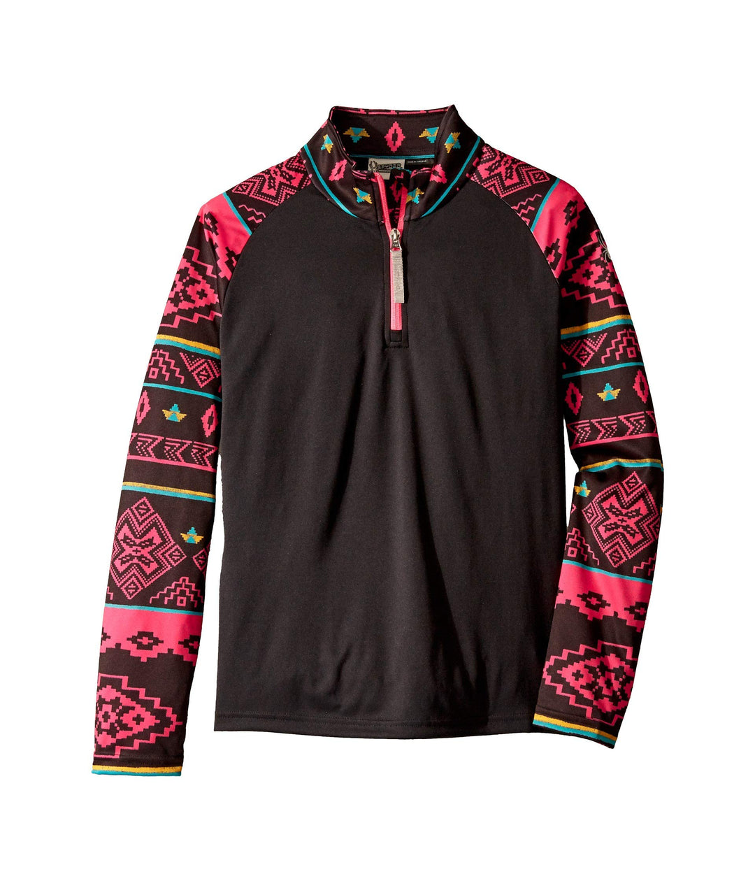 Spyder Mädchen Surface Zip T-Neck Surface Zip T-Neck S Pullover Wetter Lila, S Pullover Wetter Lila