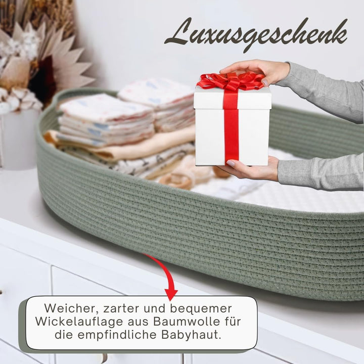 SEBRAM wickelkorb baby - moseskorb, wickelauflage malm kommode, wickelaufsatz hemnes, wickelunterlag