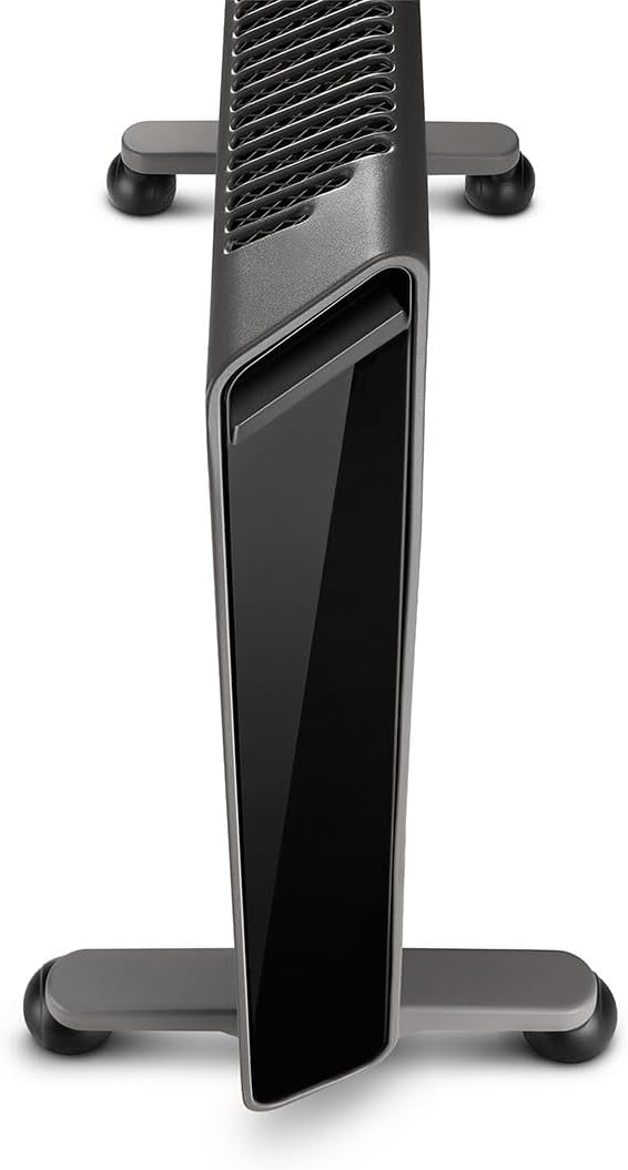 De'Longhi HX65L22 Konvektor, mobiler Heizkörper, schwarzgrau, für bis zu 65m³