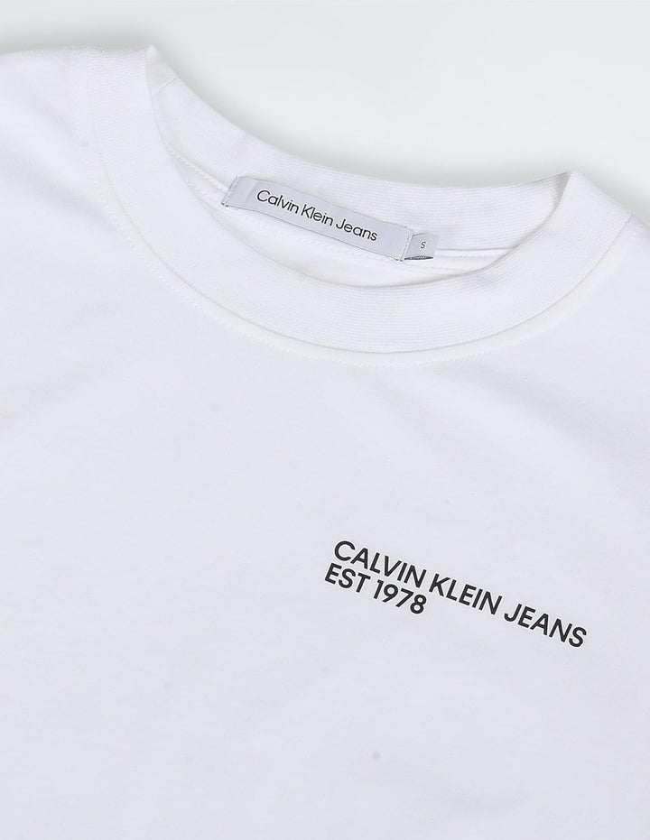 Calvin Klein Damen Langarm T-Shirts XS Weiss (Bright White), XS Wei&amp;