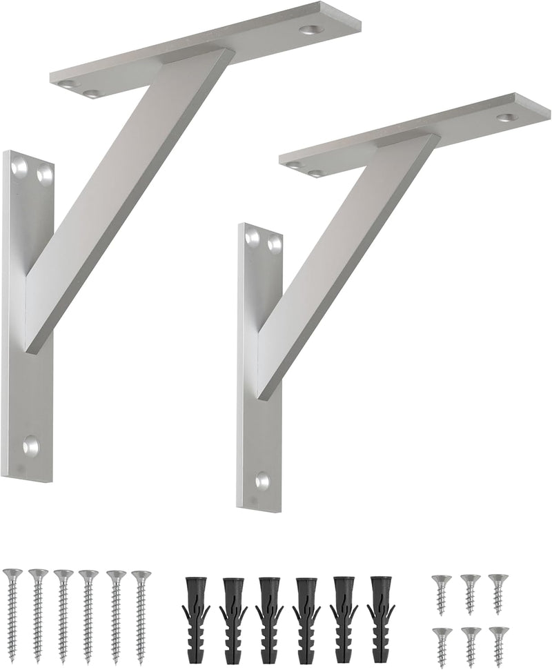 Alusfera Regalhalterung - Dekorative Regalwinkel - Regalhalter 180 mm - Wandregal Halterung - Langle