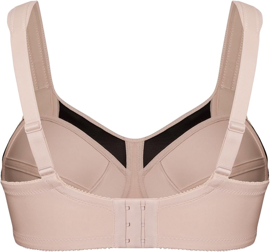Ulla Dessous - Kate Sport und Entlastungs-BH ohne Bügel - 6028 - Gepolsterte Träger, Viergeteilte Cu