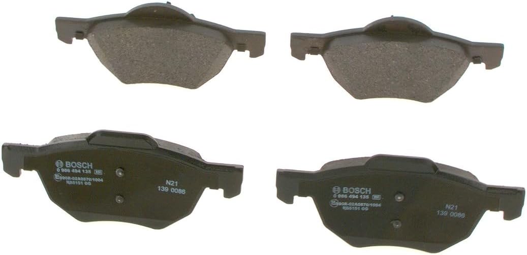 Bosch BP1046 Bremsbeläge - Vorderachse - ECE-R90 Zertifizierung - vier Bremsbeläge pro Set