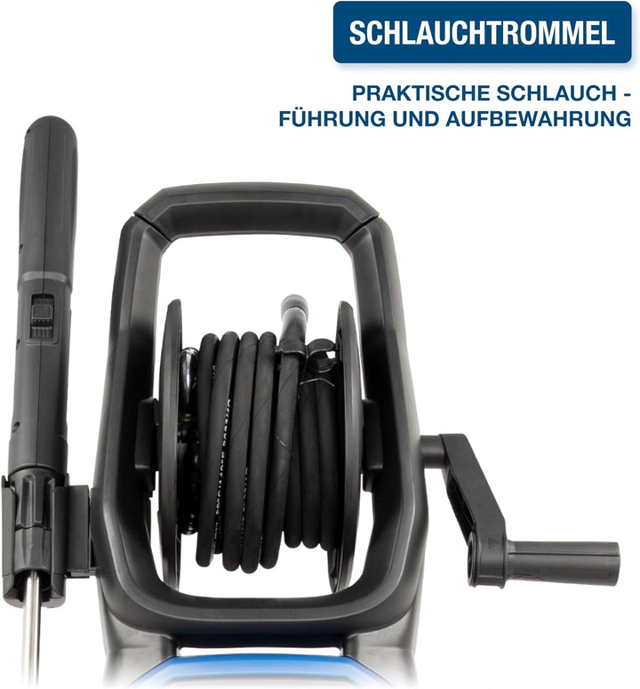 HYUNDAI Hochdruckreiniger HPW1800CE, max. 140 bar - 420 l/h, 1800 W, verdreh-sicherer 7 m Schlauch i
