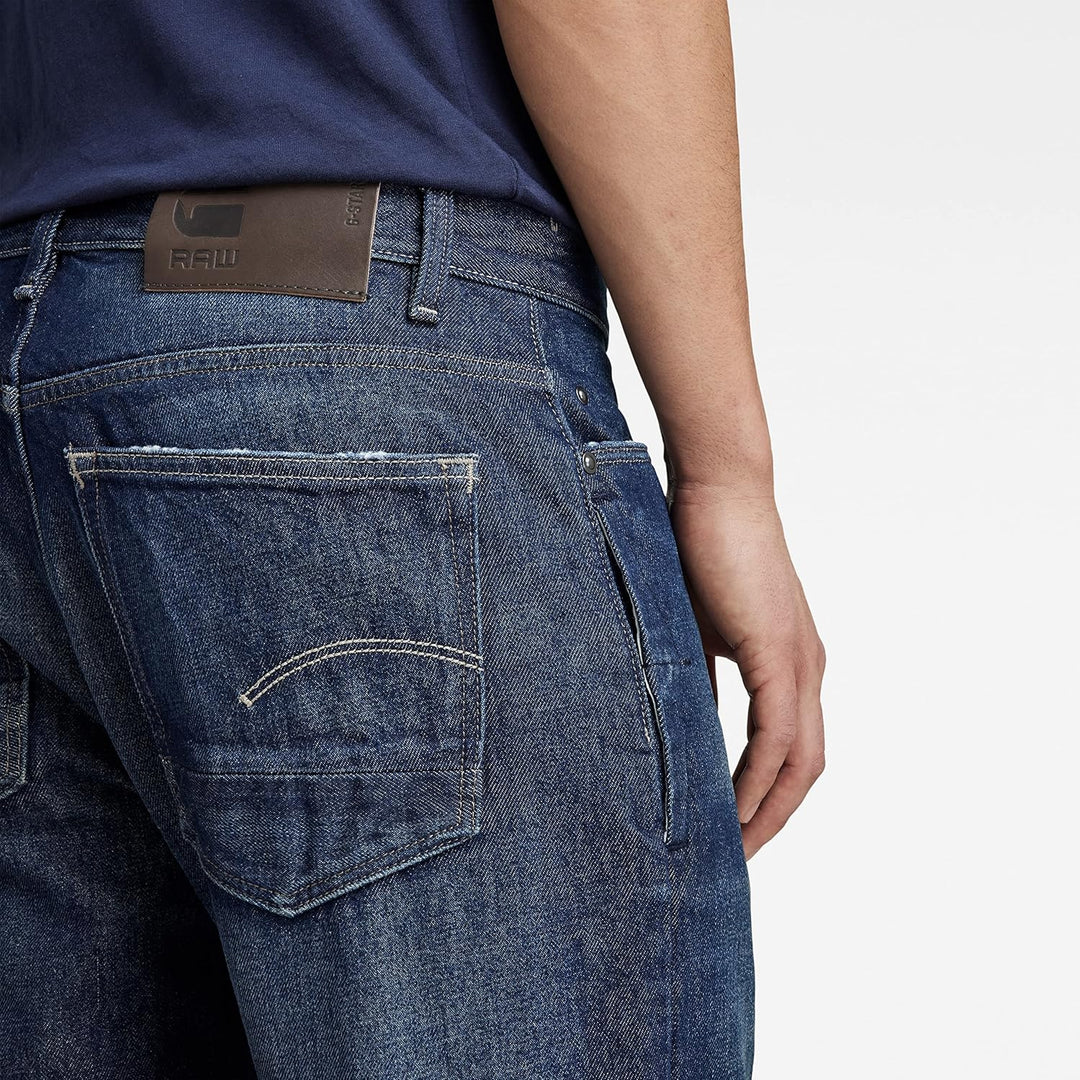 G-STAR RAW Herren A-STAQ Tapered Jeans 27W / 30L Blau (Worn in Night Time D20005-c967-c957), 27W / 3