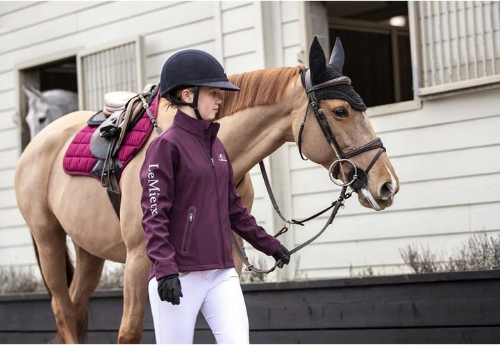 LeMieux Prosport Lustre Close Contact Square (D-Ring) Schabracke L mulberry, L mulberry